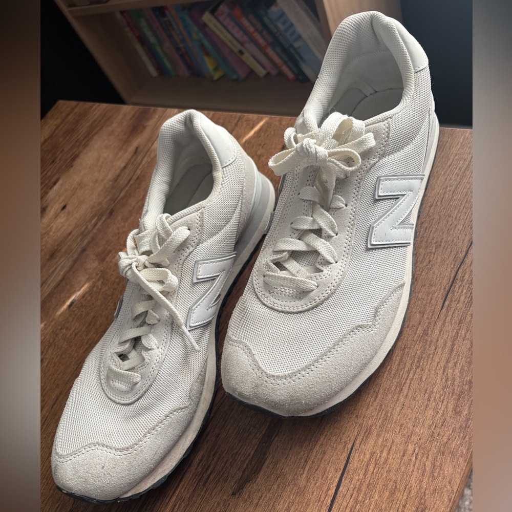 New Balance White Comfort Sneakers